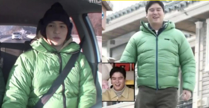 109kg caterpillar vs flower boy Lee Jang-woo and the extreme green padded jacket shock