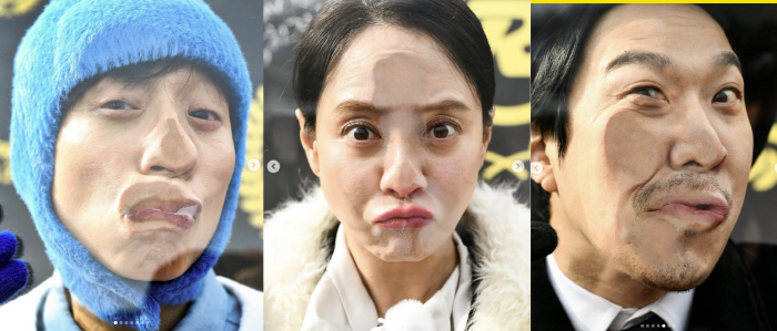 Yoo Jae-seok → Song Ji-hyo's bad boy entertainer, year-end party, dirty mustache (Running Man) 