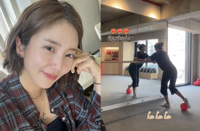 Lee Kyu-hyuk ♥ Son Dam-bi reveals the exercise process of pregnant women with her body in front of her