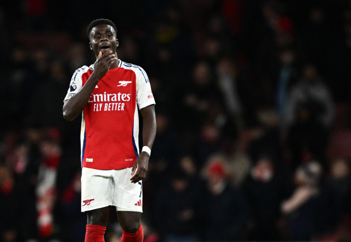 I failed this season, too Arsenal's Hope to Win Away, Key Power Saka Season Outweight Rise