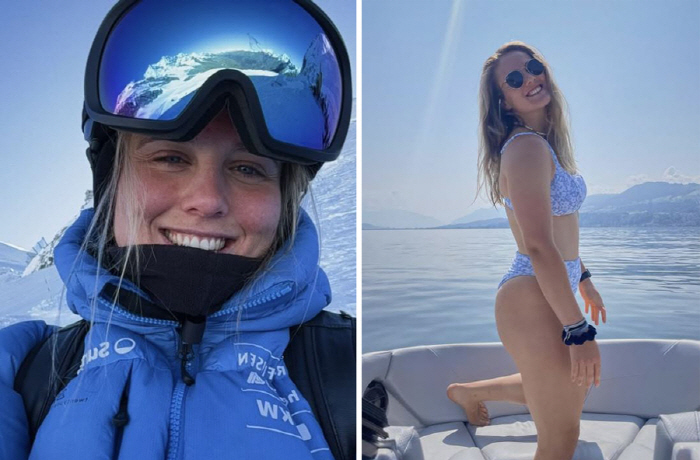 Beautiful Swiss snowboarder dies in avalanche...It's been 9 days since my birthday