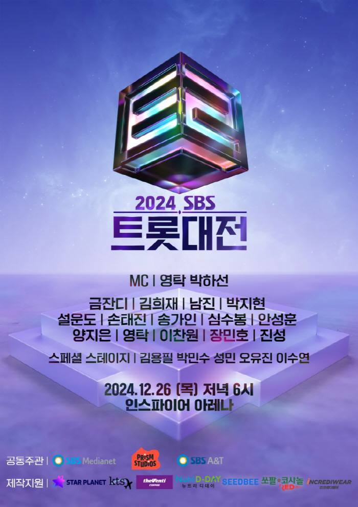  MC Youngtak, Lee Chanwon, Jang Minho, and Namjin...SBS Trot Competition is on the 28th. Expectations are up