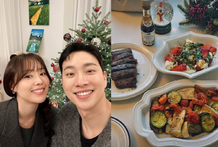 Song Ji-eun ♥ Park Wi, a luxurious weekend home-cooked meal..A unique plating like a newlywed couple