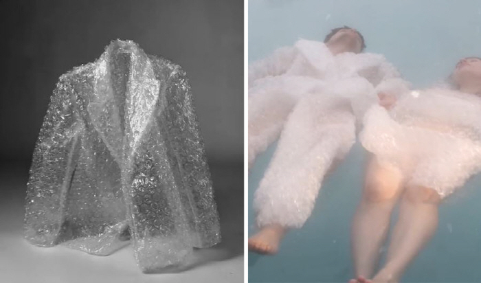 Is it 170,000 won for clothes made of bubble wrap?Genius, difficulty, mixed reactions