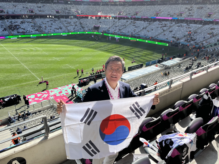 OK Financial Group Chairman Choi Yoon presents five pledges to expand the base of rugby → Strengthen leadership capabilities to serve consecutive terms as chairman of the Korea Rugby Association