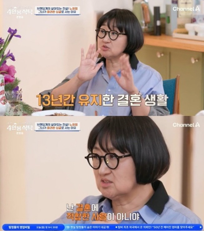 Witch Noh Hee-young asks for divorce after 13 years of marriage...ex-husband good person (table for four) 