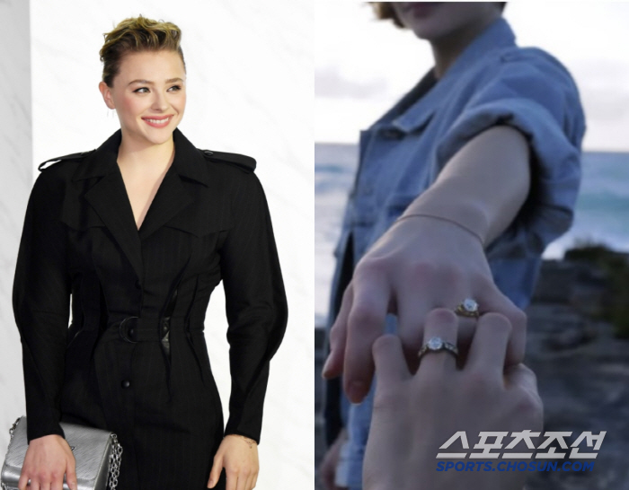  Chloe Moretz Fiancé With Same-Sex Lover Rumor? Fans celebrated with the release of the photo of the diamond ring