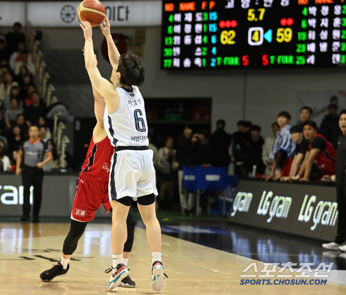 Lee Jung-hyun and Park Ji-hoon  were dizzy with last-minute mistakes and missed the last turnover