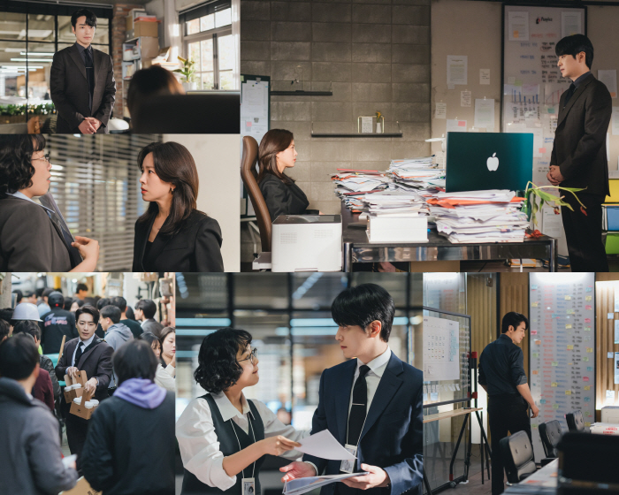 Han Ji-min and secretary Lee Jun-hyuk gave me a coffee trash can..I'm excited about the two-shot chemistry. (Perfect secretary)