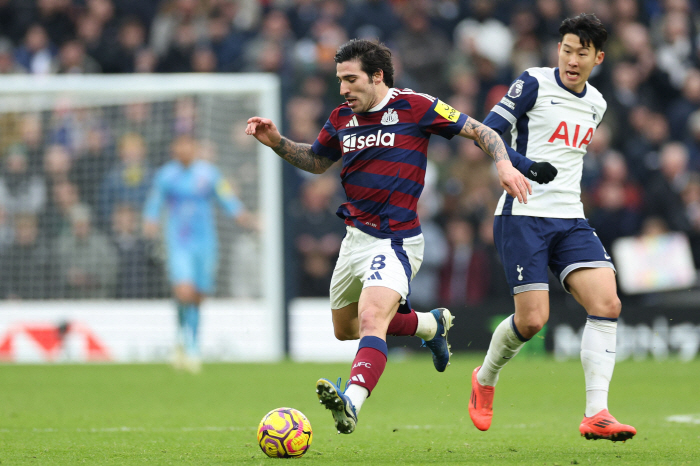 No substitution  0 shootings Tottenham lost 12 games against Newcastle, which Son Heung-min couldn't save. → Only 2 wins in the last 10 games