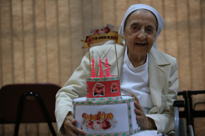 World's Oldest Brazilian Sister at 116...My secret to living a long life is soccer passion?