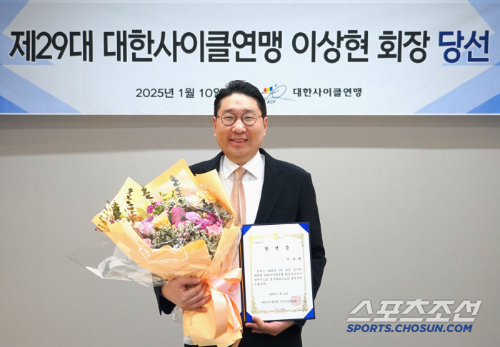 The promise of LS 3-year-old Lee Sang-hyun, chairman of the Cycling Federation, to raise the cycling population to 13 million