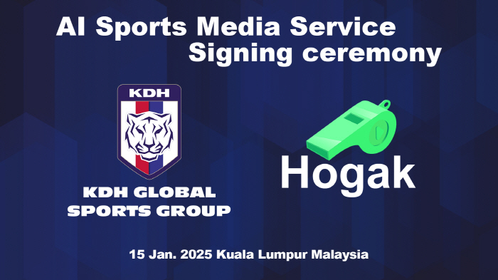 Director Kim Doo-hyun's KDH Global Sports Group Signs Main Contract With Hogak for AI Sports Media Service