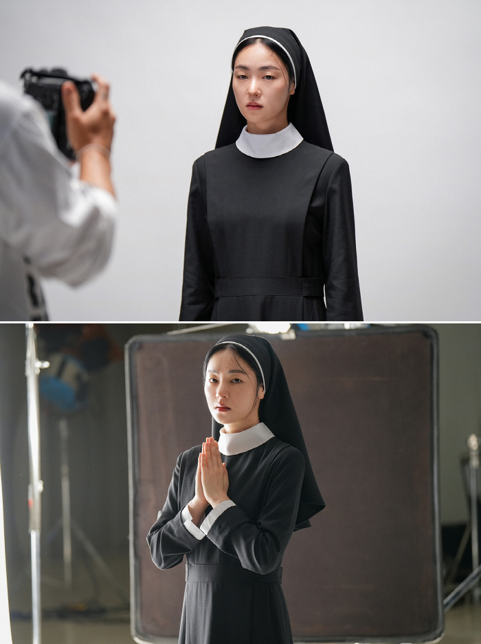 Nun's clothing is..Black nuns Jeon Yeo-bin overwhelms the atmosphere with her desperate eyes