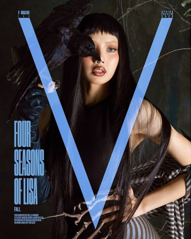 Lisa Unveils Stunning Transformation in V Magazine Pictorial