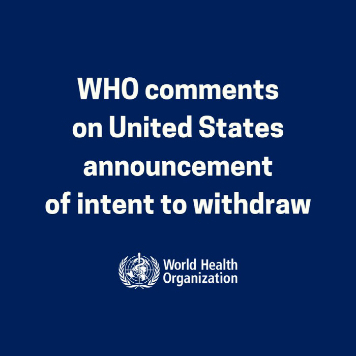 An important role in the health of the world, including Americans...World Health Organization asks to reconsider Trump's decision to leave