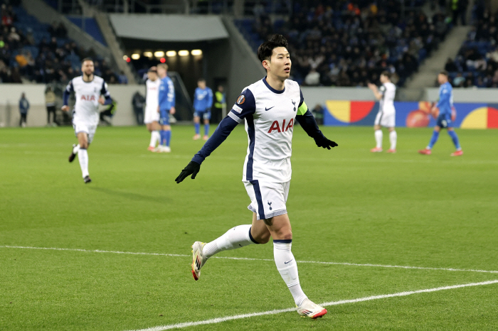 I did it, I burst it, I overcame it Son Heung-min's 9th goal of the season, Tottenham leads Hoffenheim to 20 (end of the first half)