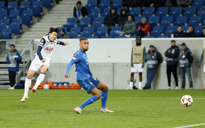  Son Heungmin is exploding! 9th-10th goal of the season Tottenham won 3-2 away in Hoffenheim!