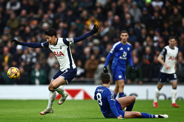  Son Heung-min's goal Tottenham 10 Leicester ends in the first half