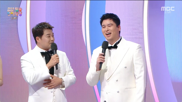 Jeon Hyun-moo, Jang-woo, self-destruct in a couple look that no one wants, is already similar, but it's driving me crazy (MBC Entertainment Awards)