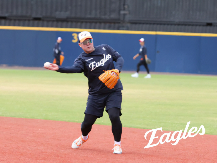 First baseman An Chi-hong is no longer hereHanwha Dynamite's final puzzle throwing itself has changed. 