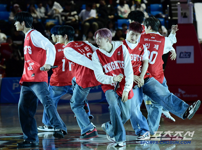  Celebratory performance wearing an All-Hour basketball uniform