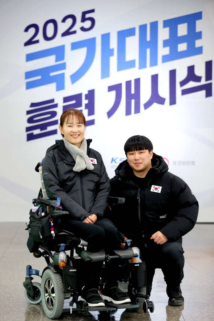 On the first page of a new leap forward, the opening ceremony of the Korea Sports Council for the Disabled in 2025 national team training...I hope that the sweat drops you shed will be a history of victory