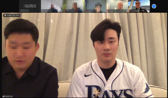 U.S. reporters' questions to Kim Ha-sung → Did you hear about TB from the players?