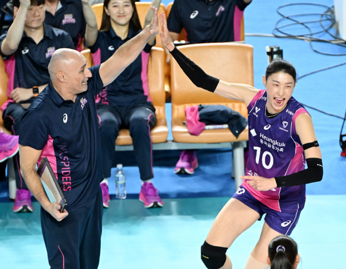 Kim Yeon-kyung Buff Heungkuk Life has won 6 consecutive games! Matteiko  Peach Fireworks...Korea Expressway Corporation 3-0 Shutout 