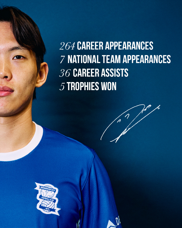 The real reason for recruiting Lee Myung-jae is Birmingham coach himself...One-Clubman Championship → Good Support