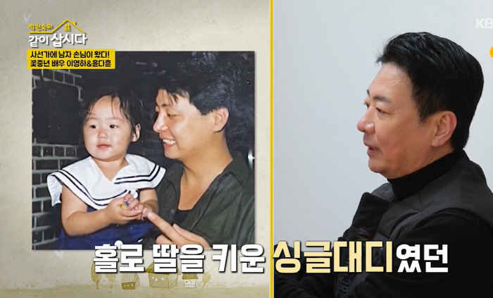 Yoon Da-hoon is not married, but single daddy, the daughter gave birth to a daughter and became a grandfather (Let's live together) 