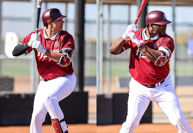 Finally, instead of two pitchers, only two batters were unveiled with their first live batting