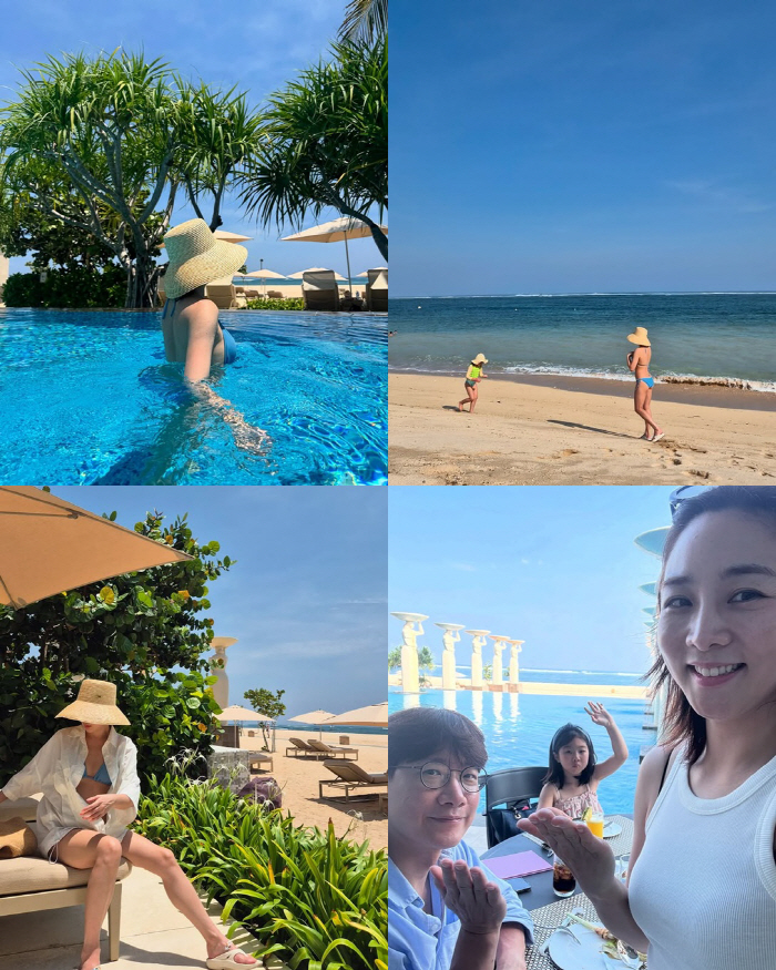 Jo Woo-jong ♥ Jung Dae-eun, bold bikini in Bali..41-year-old perfect body