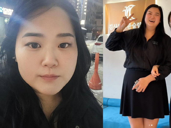 Mina's sister-in-law lost 55kg and became a goddess..the beauty of winning the lottery