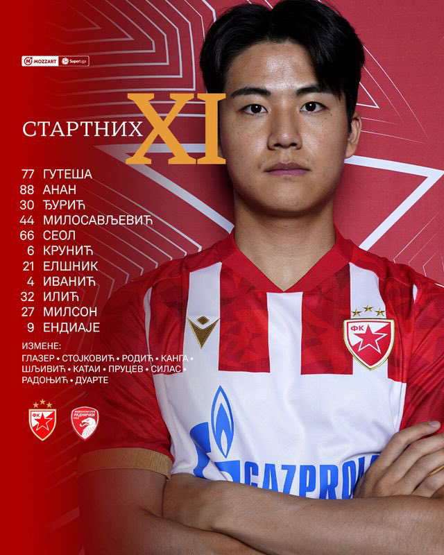 Seol Young-woo's third goal of the season exploded! Run for the undefeated championship...Zvezda 6-0 victory