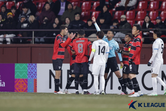  Competition to advance to the round of 16 strongest teams again, leaving Pohang for the first time of the season as a professional in fog, losing to Kawasaki 04 → ACLE home unbeaten streak ended