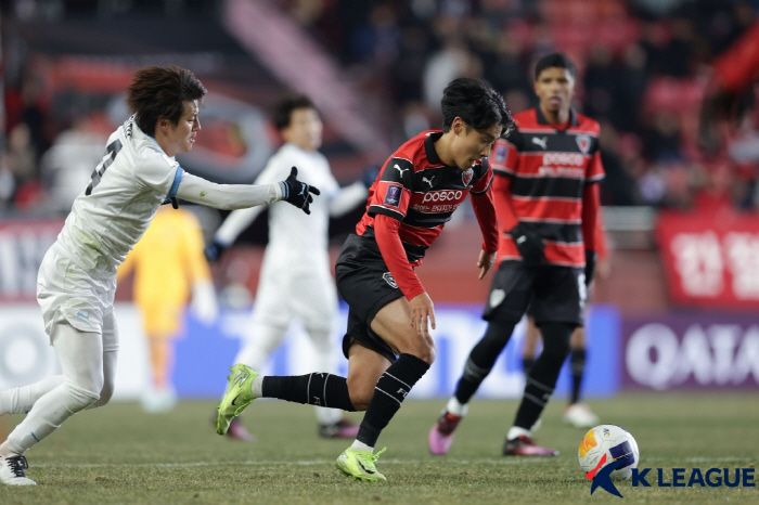  Competition to advance to the round of 16 strongest teams again, leaving Pohang for the first time of the season as a professional in fog, losing to Kawasaki 04 → ACLE home unbeaten streak ended