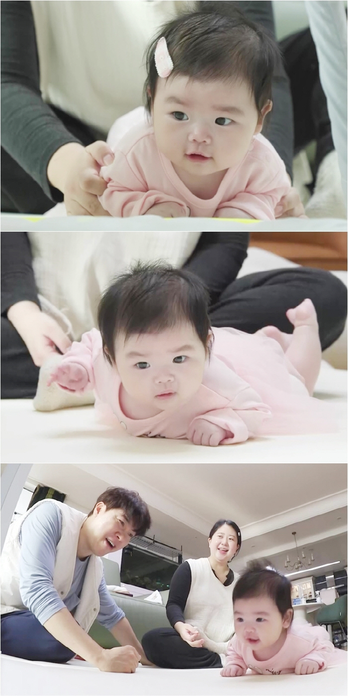 Park Soo-hong ♥ Kim Daye's daughter, Jae-yi, surprised her unexpected growth to become a super baby (Sudol)