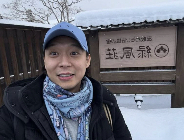 Park Yu-chun's bright face after drinking and going on a trip