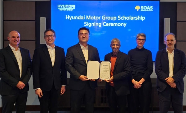 Hyundai Motor Group established a scholarship system to foster African talent at the University of London, UK