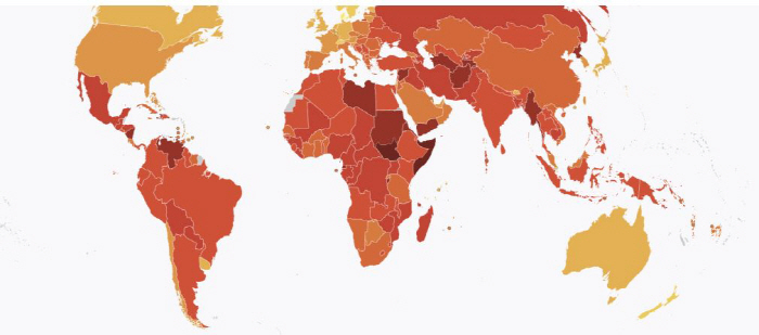 Korea's Corruption Perception Index ranked 30th in the World, the highest ever...As expected, first place is