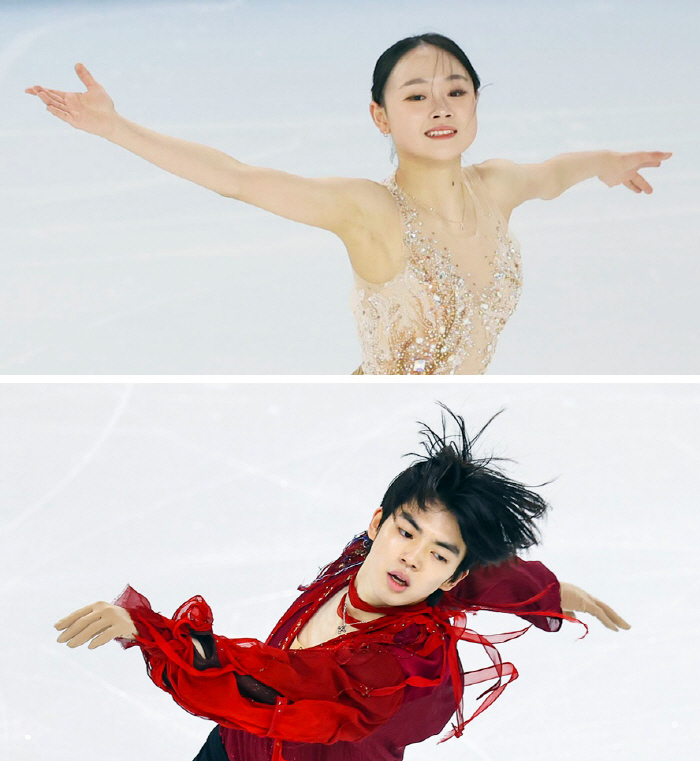  There's no Japan! Cha Jun-hwan X Kim Chae-yeon's thrilling reversal, the first winter AG men's and women's gold medals in figure skating history!