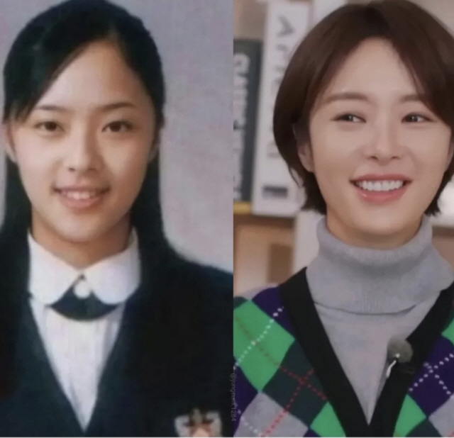 It's not plastic surgery. Hwang Jung-eum, the same motherly beauty as the graduation picture