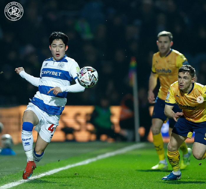  Yang Minhyuk's first pick! Vibrant QPR 20 Derby County Ends First Half