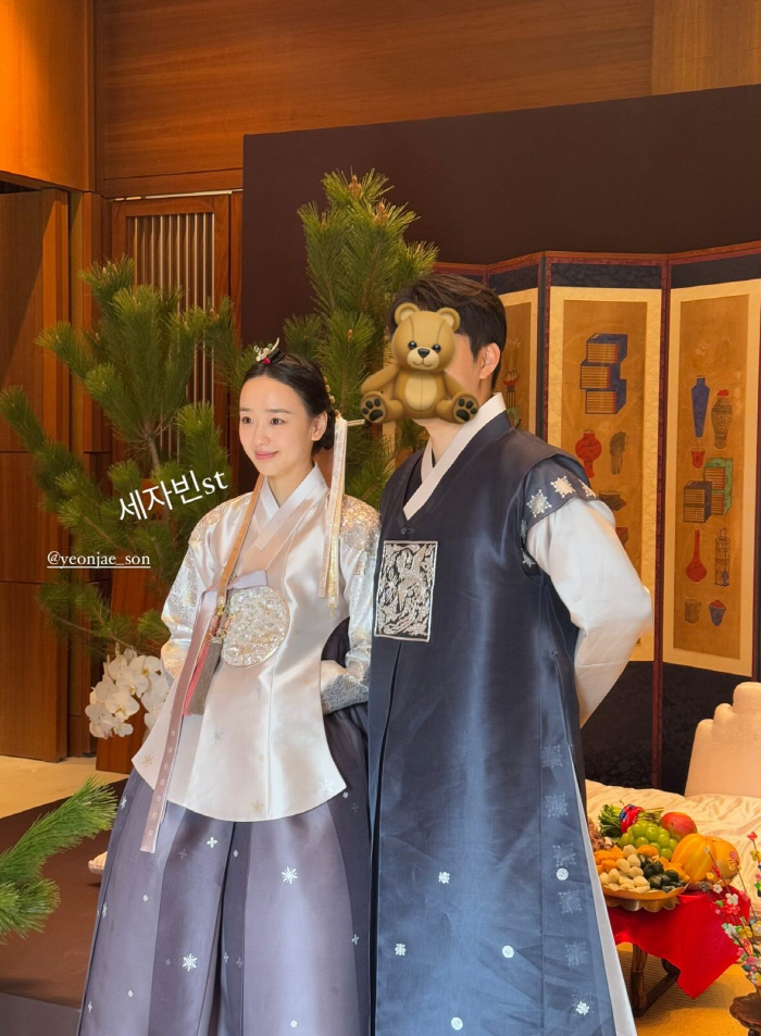 Son Yeon-jae's grand first birthday party ♥ Financial Man and Couple Hanbok Crown Princess style