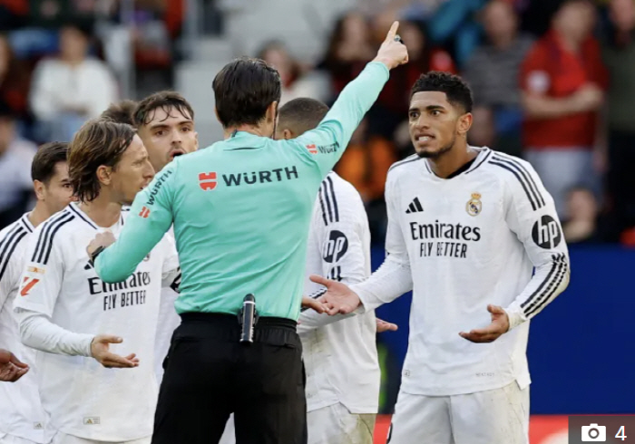 I didn't swear→ Real Madrid at risk of being banned from up to 12G, controversy over the £115 million star red card