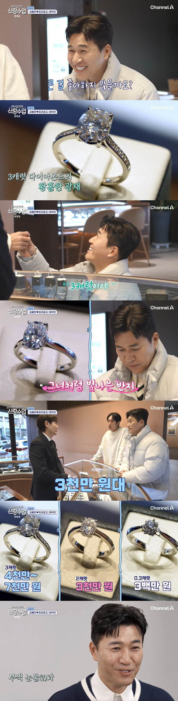 Kim Jong-min, who couldn't find a newlywed house, tears are too expensive for the 70 million won proposal ring (groom class) 