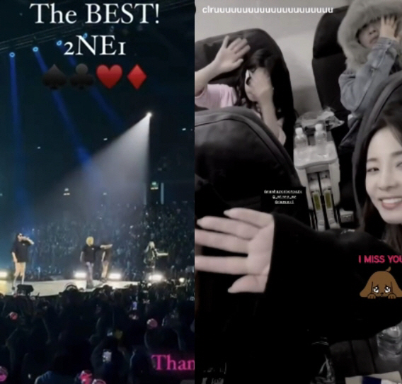 2NE1, impersonating Lee Min-ho's wife → He clapped on stage