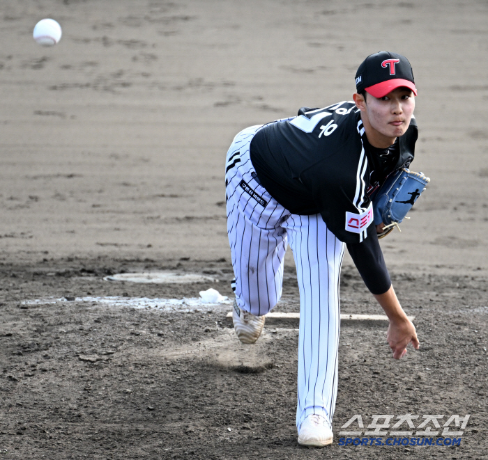 154km fastball bam! LG rookie Kim Young-woo's clean finish in the 9th inning, 9 balls were enough