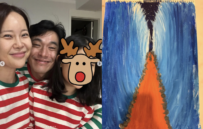 Baek Ji-young ♥ Jeong Seok-won, an eight-year-old daughter, will have an exhibition on her drawing skills